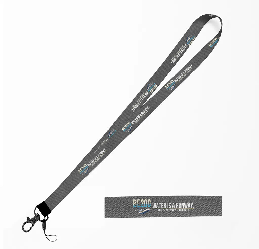 Beriev Be-200ES lanyard - gray