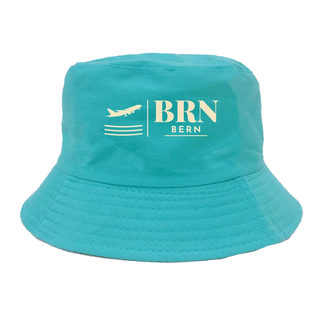 Bern Airport (BRN) summer hat - green