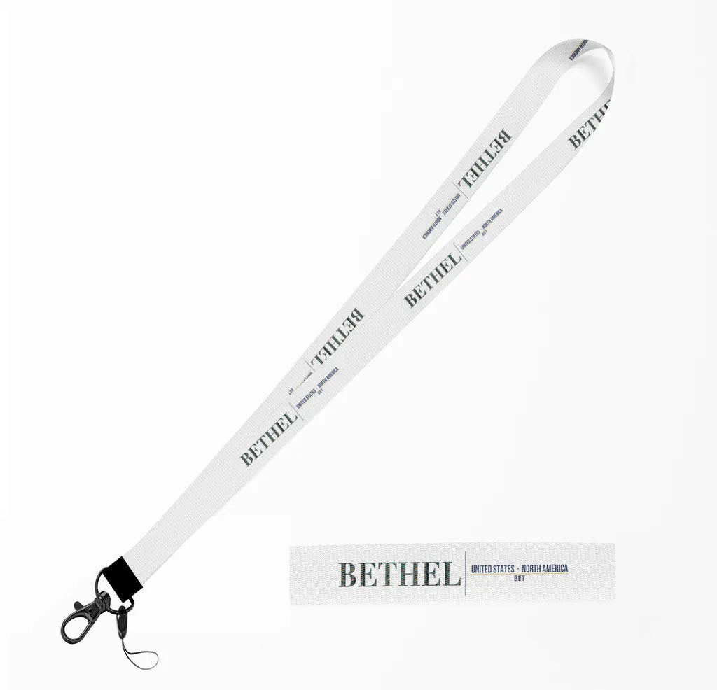 Bethel City Series lanyard - white