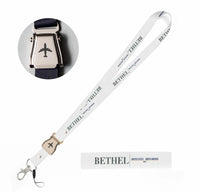 Thumbnail for Bethel City Series seat belt lanyard - white