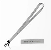 Thumbnail for Billings City Series lanyard - light gray