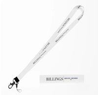 Thumbnail for Billings City Series lanyard - white