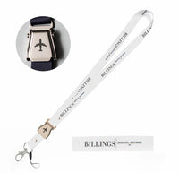 Thumbnail for Billings City Series seat belt lanyard - white