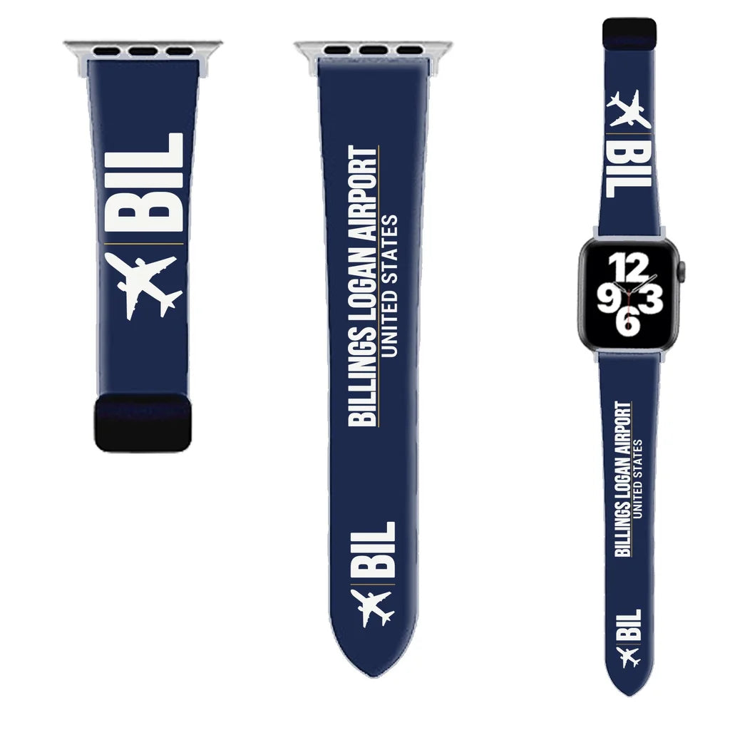 WBV6 | Billings Logan International Airport BIL | Navy Blue (Magnetic Band)