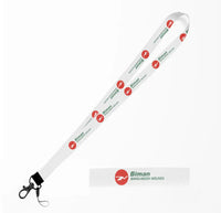 Thumbnail for Biman Bangladesh lanyard - white