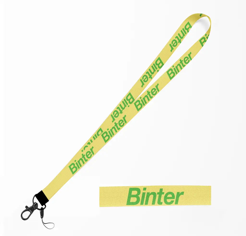 Binter Canarias Airlines lanyard - yellow