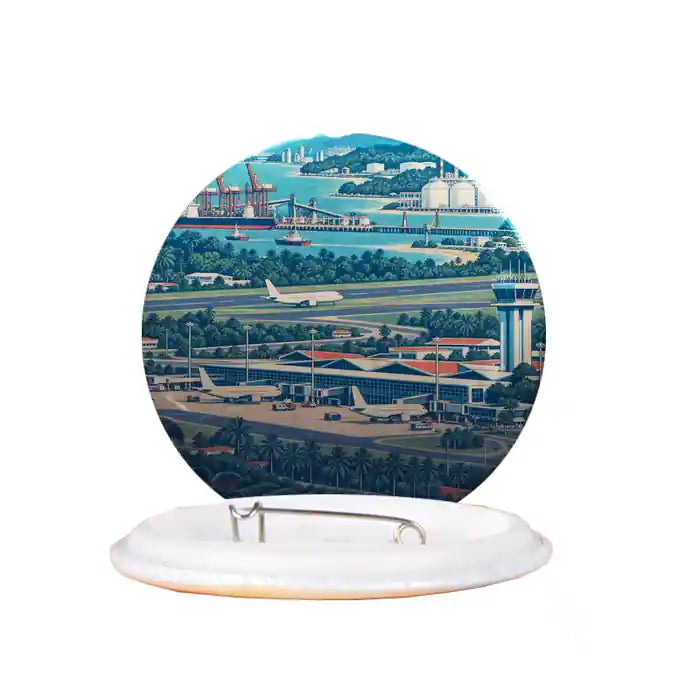 Bintulu Airport (BTU) Pins - Without Text
