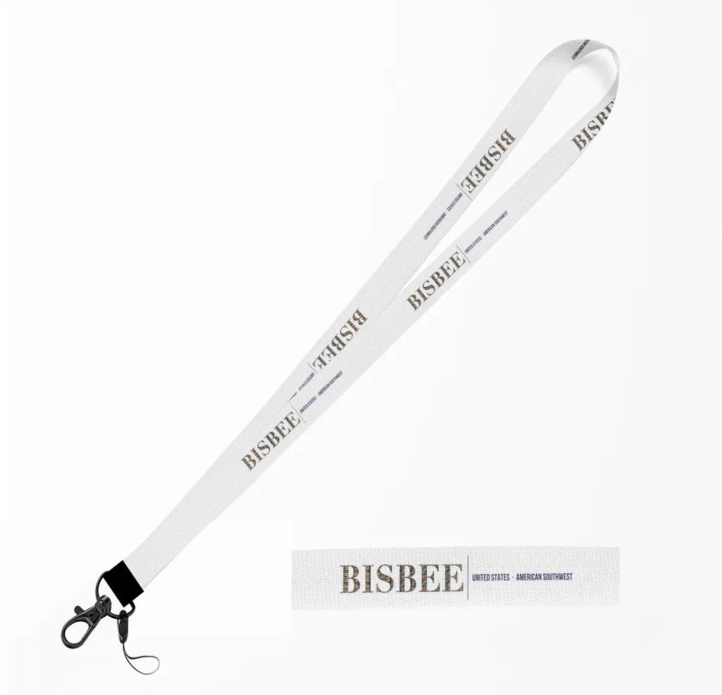 Bisbee City Series lanyard - white