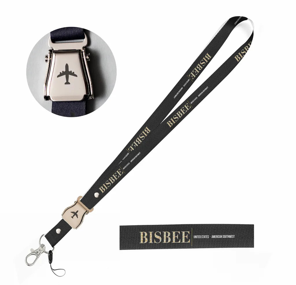 Bisbee City Series seat belt lanyard - black