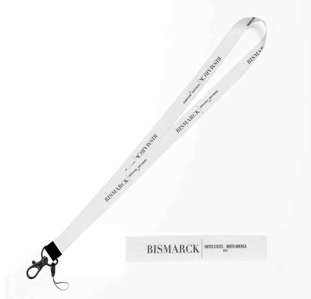 Bismarck City Series lanyard - white
