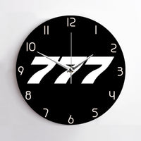 Thumbnail for 777 Flat Text Designed Wall Clocks