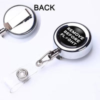 Thumbnail for Remove Before Flight Designed Retractable ID Card Badge