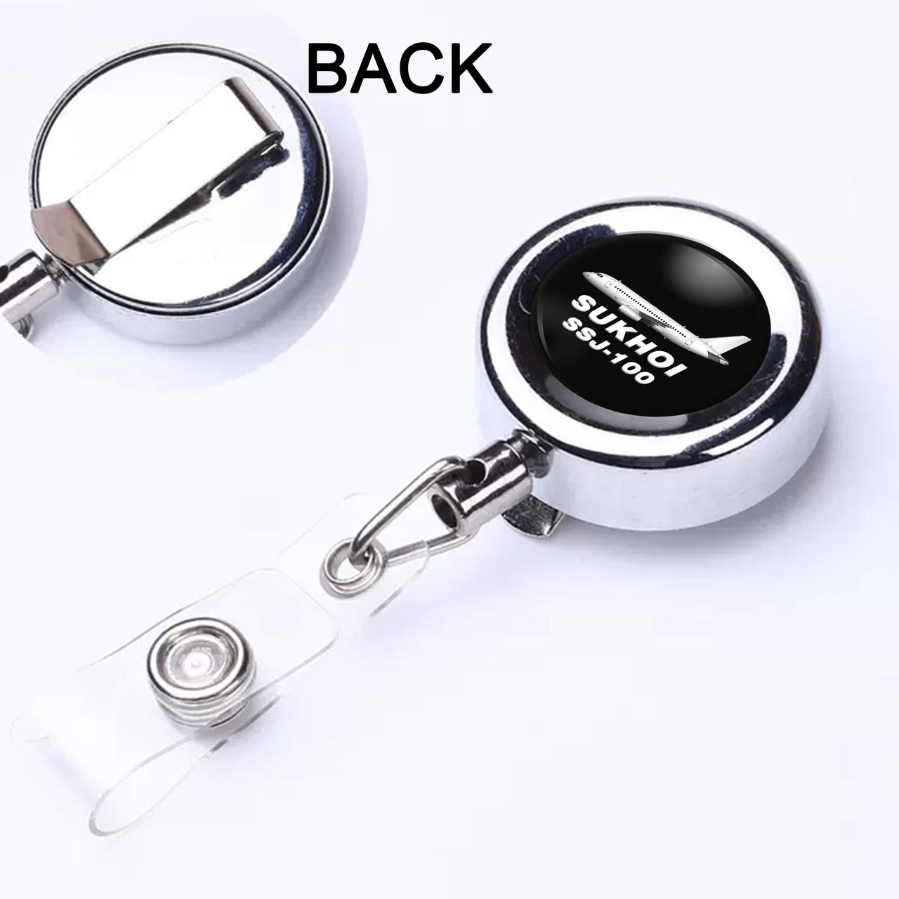 Sukhoi Superjet 100 Designed Retractable ID Card Badge