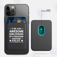 Thumbnail for I am an Awesome Girlfriend iPhone Cases Magnetic Card Wallet