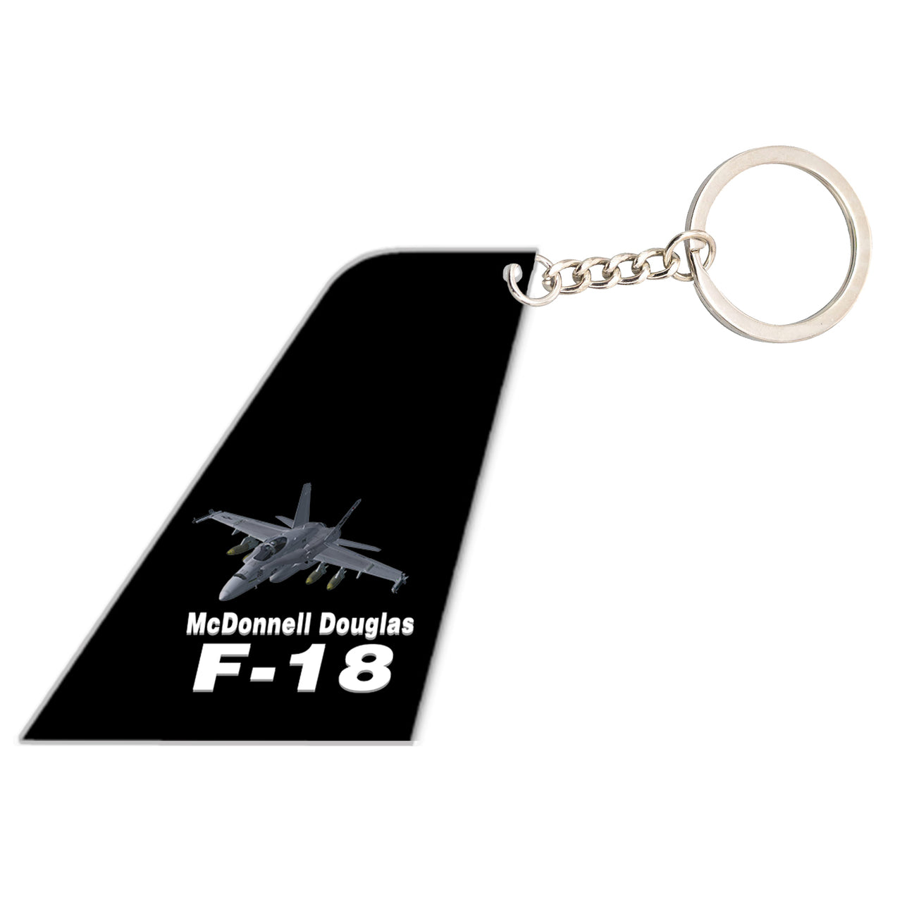 The McDonnell Douglas F18 Designed Tail Key Chains