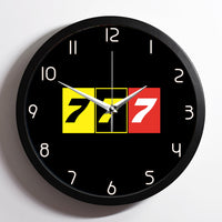 Thumbnail for Flat Colourful 777 Designed Wall Clocks