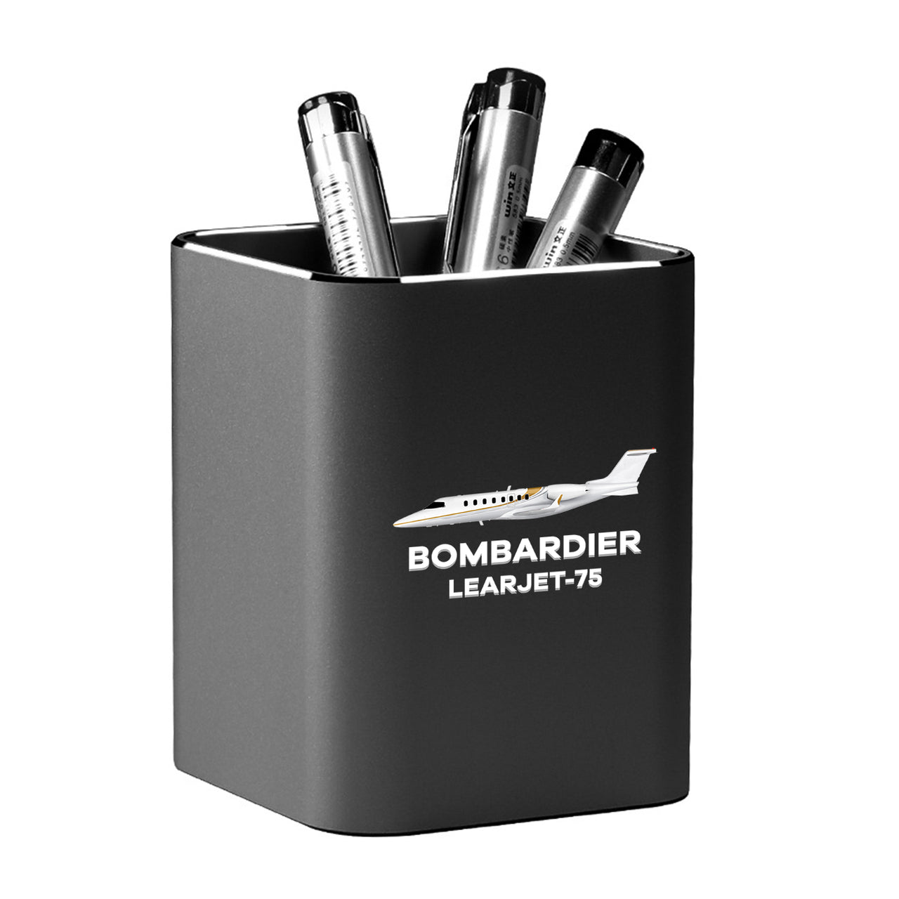 The Bombardier Learjet 75 Designed Aluminium Alloy Pen Holders