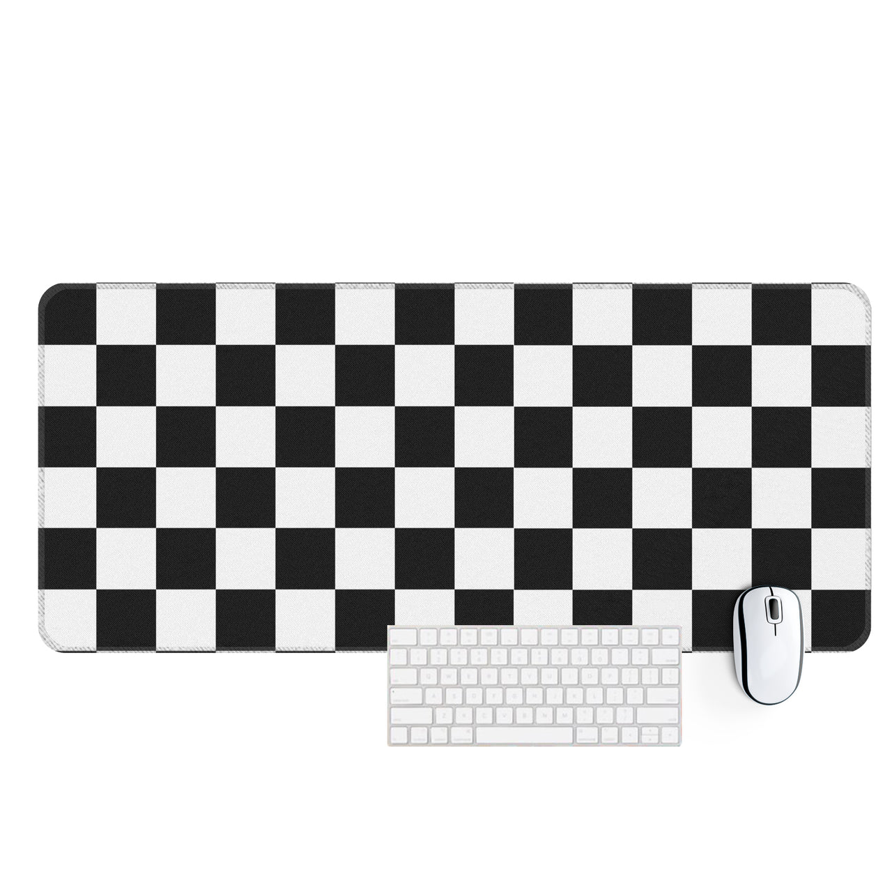 Black & White Boxes Designed Desk Mats