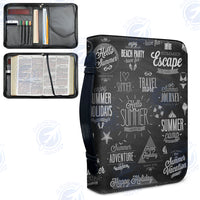 Thumbnail for Black & White Super Travel Icons Designed PU Accessories Bags