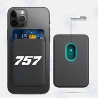 Thumbnail for 757 Flat Text iPhone Cases Magnetic Card Wallet