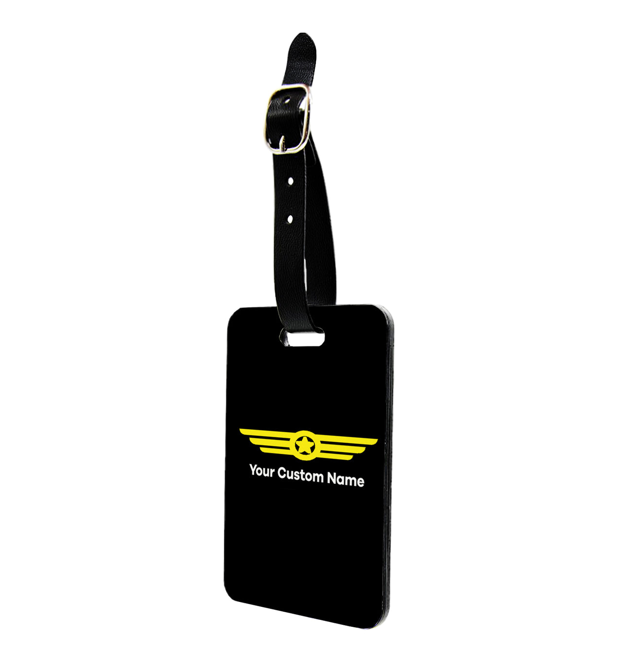 Custom Name (Badge 6) Designed Luggage Tag