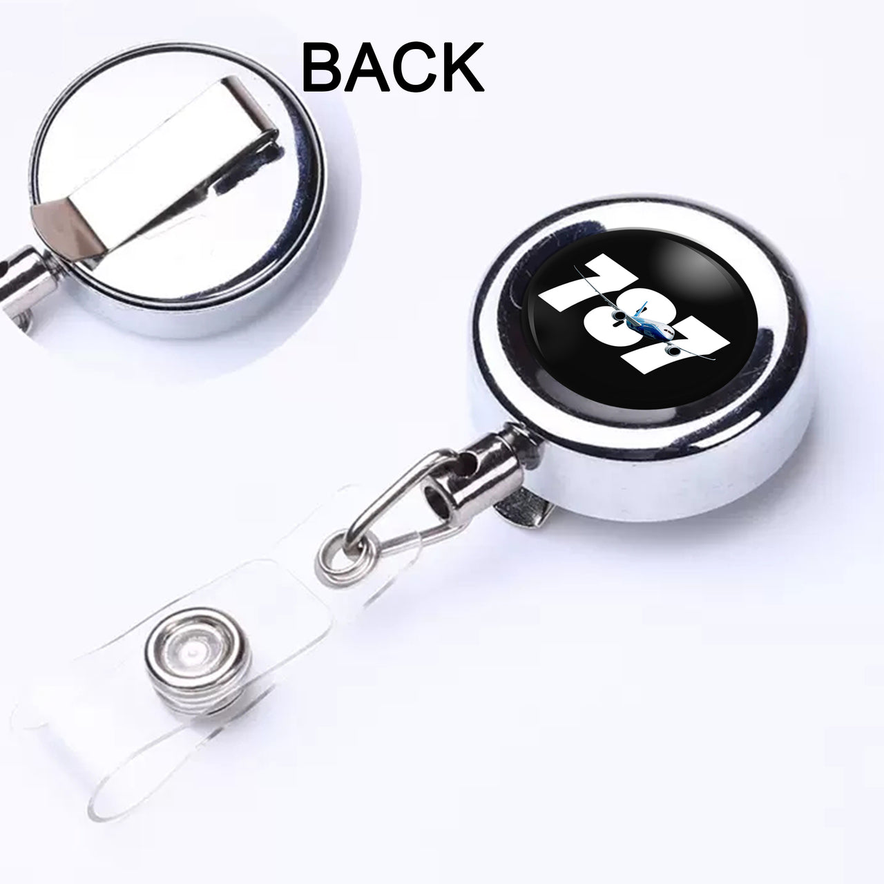 Super Boeing 787 Designed Retractable ID Card Badge