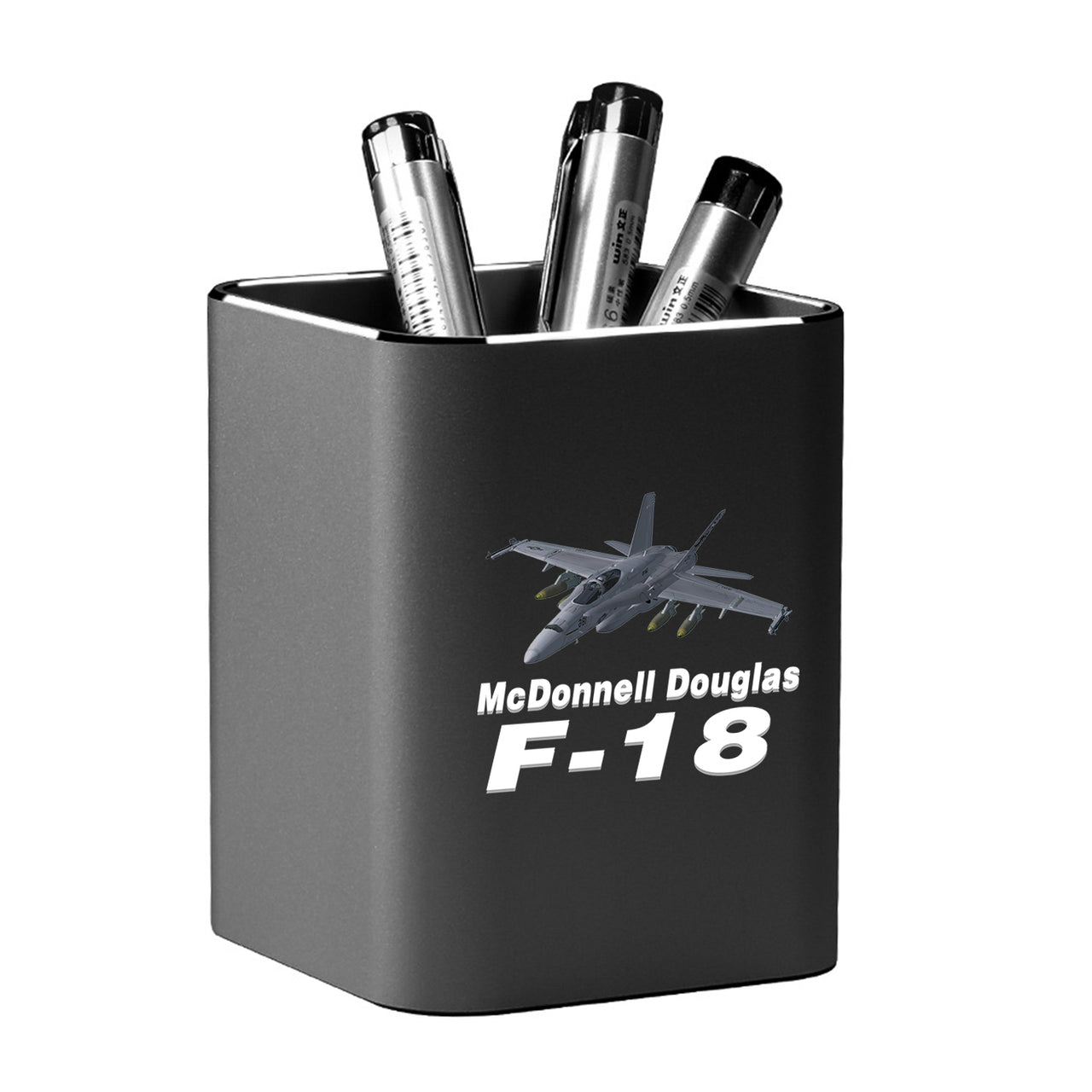 The McDonnell Douglas F18 Designed Aluminium Alloy Pen Holders