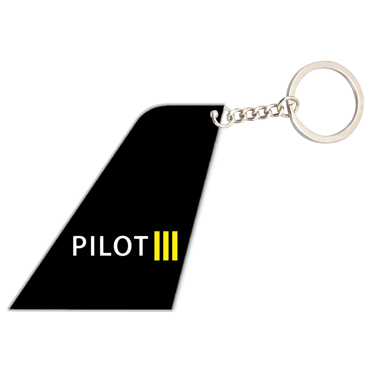 Pilot & Stripes (3 Lines) Designed Tail Key Chains