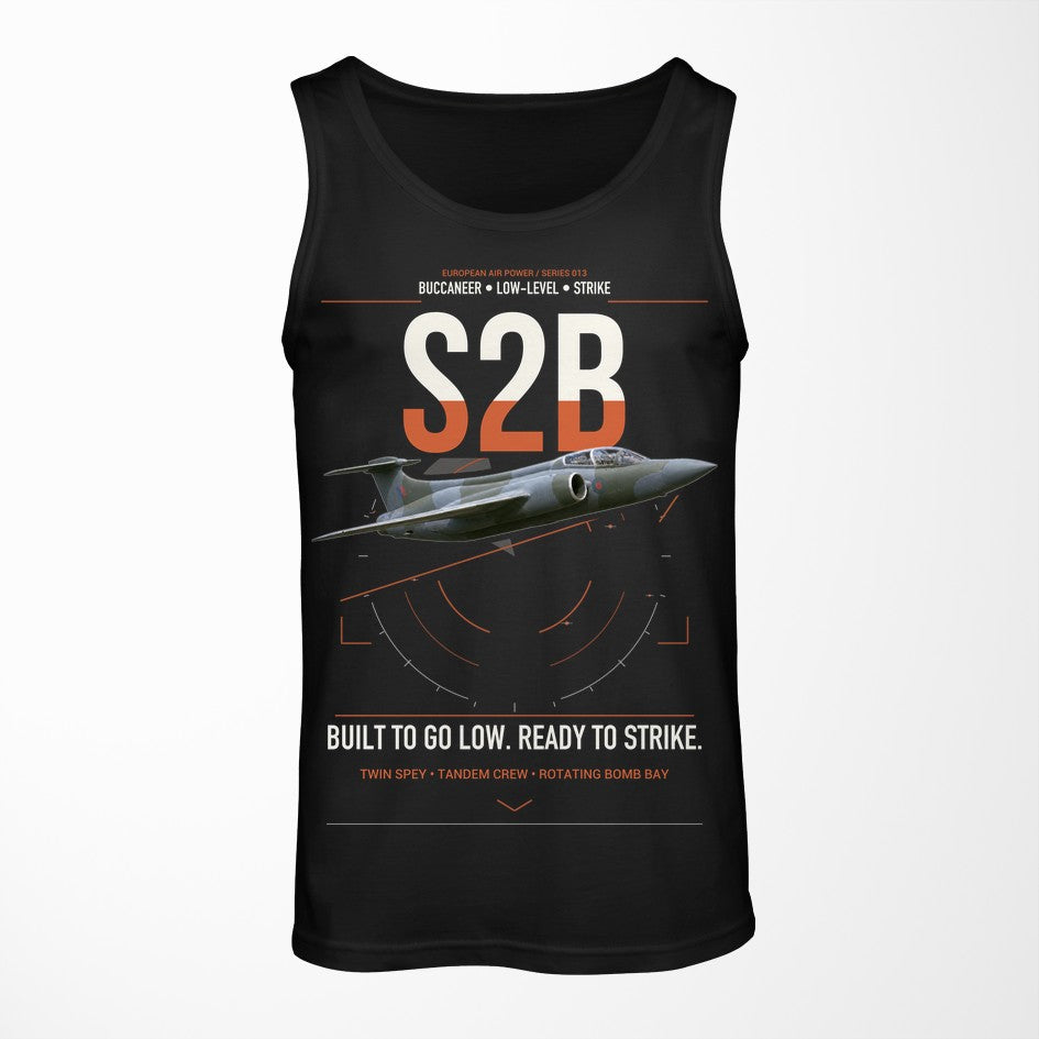 Blackburn Buccaneer S2B design on black tank top