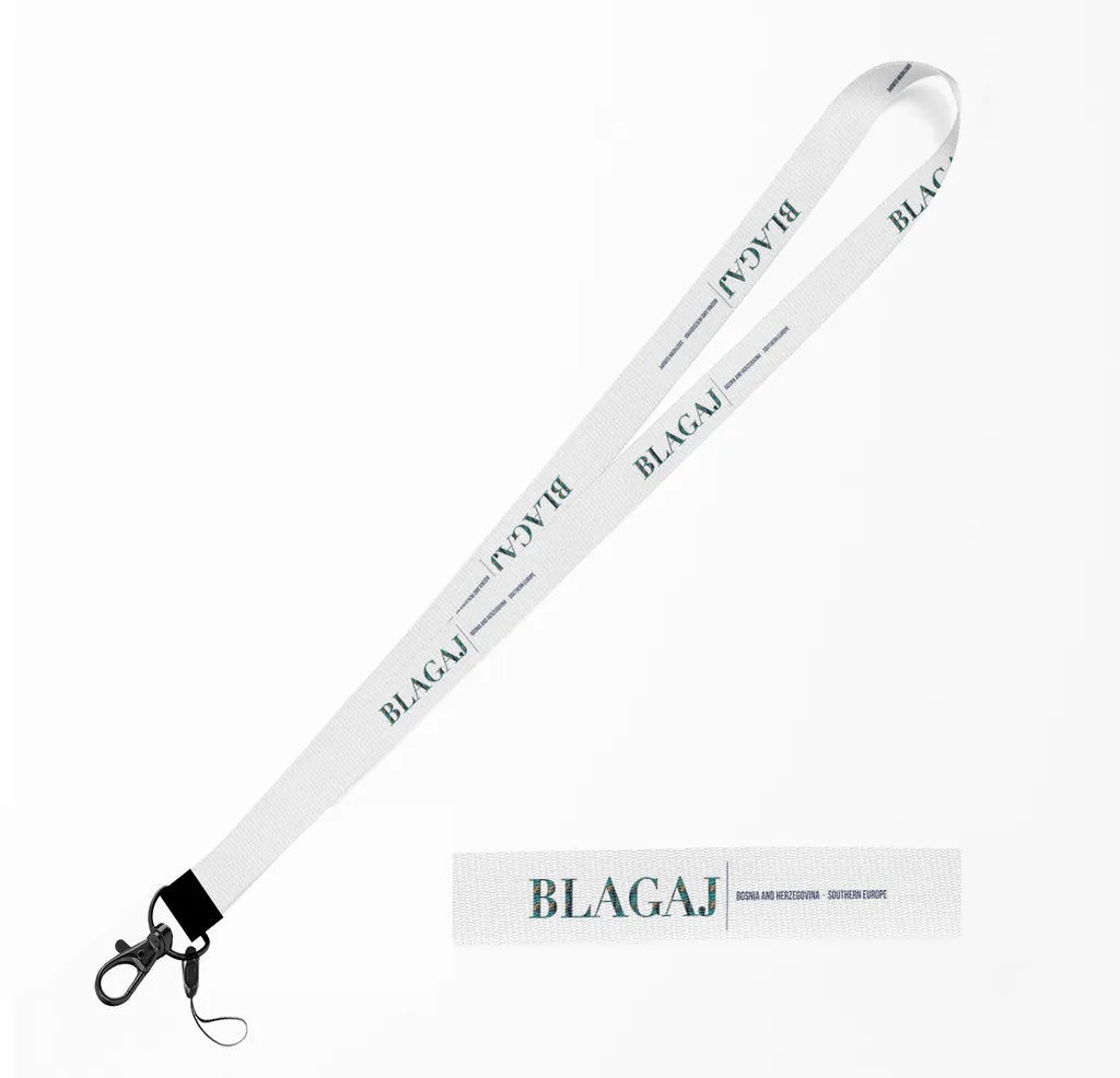 Blagaj City Series lanyard - white