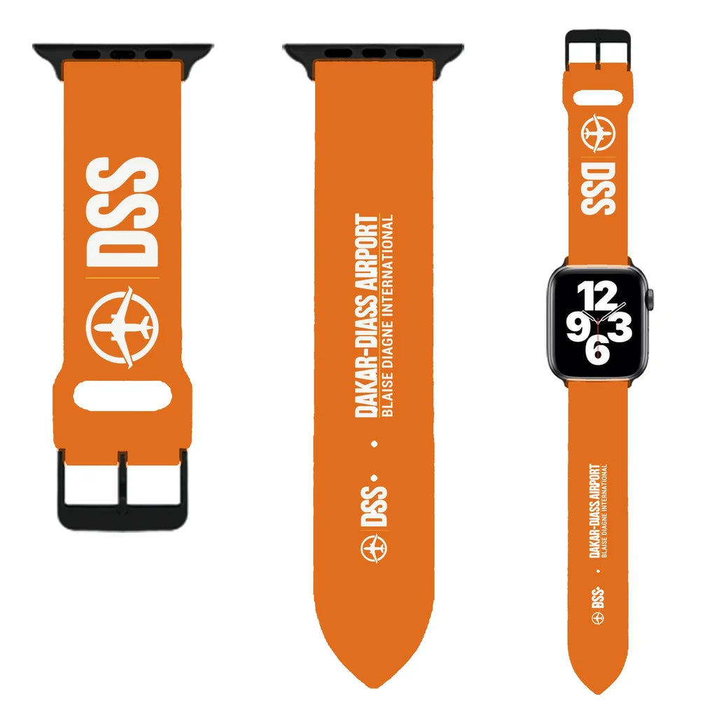 WBV6 | Blaise Diagne International Airport DSS — Dakar-Diass | Orange (Metal Buckle)