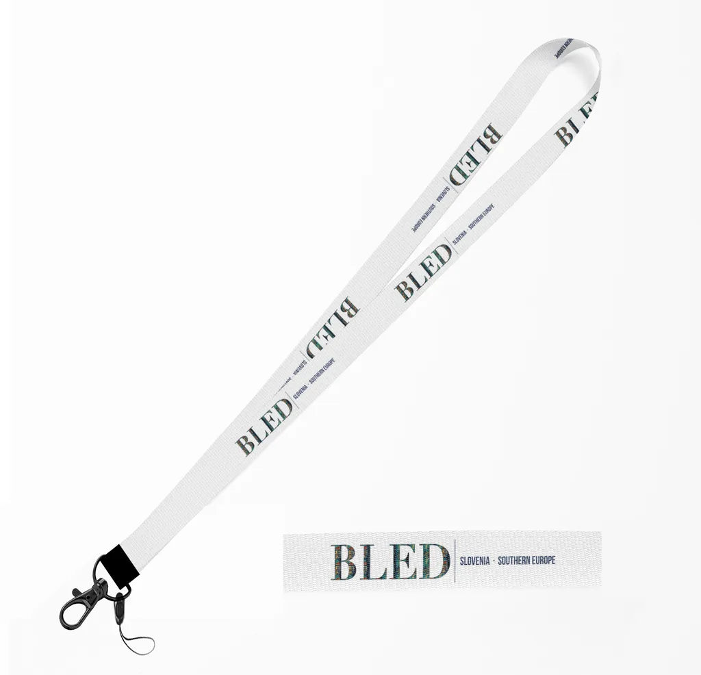 Bled City Series lanyard - white