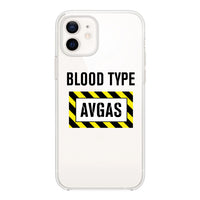 Thumbnail for Blood Type AVGAS Designed Transparent Silicone iPhone Cases
