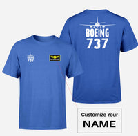 Thumbnail for Boeing 737 & Plane Designed Double-Side T-Shirts