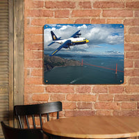 Thumbnail for Blue Angels & Bridge Printed Metal Sign