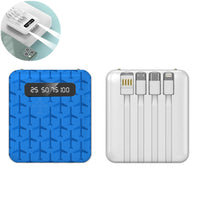 Thumbnail for Blue Seamless Airplanes Designed 10000mAh Quick Charge Powerbank