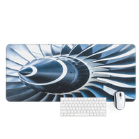 Thumbnail for Blue Toned Super Jet Engine Blades Closeup Designed Desk Mats