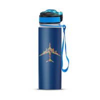 Thumbnail for Colourful Airplane Designed Sports Kettles