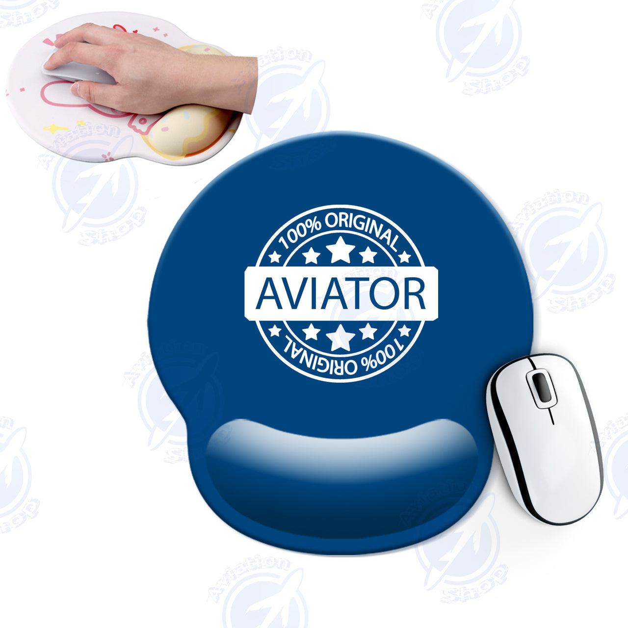 %100 Original Aviator Designed Ergonomic Mouse Pads