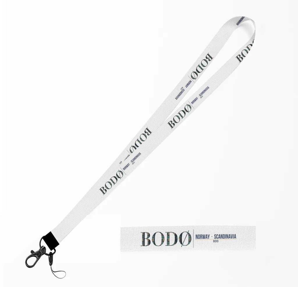 Bodø City Series lanyard - white