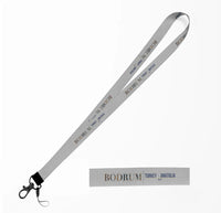 Thumbnail for Bodrum City Series lanyard - light gray