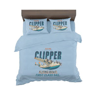 Thumbnail for Boeing 314 Clipper - Cartoon - Bedding Set - Light Blue