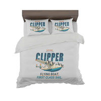 Thumbnail for Boeing 314 Clipper - Cartoon - Bedding Set - Light Gray