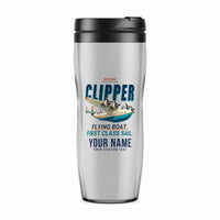 Thumbnail for Boeing 314 Clipper - Cartoon + Name - Plastic (No Holder) - Light Gray