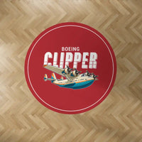 Thumbnail for Boeing 314 Clipper - Cartoon - Round Carpet - Red