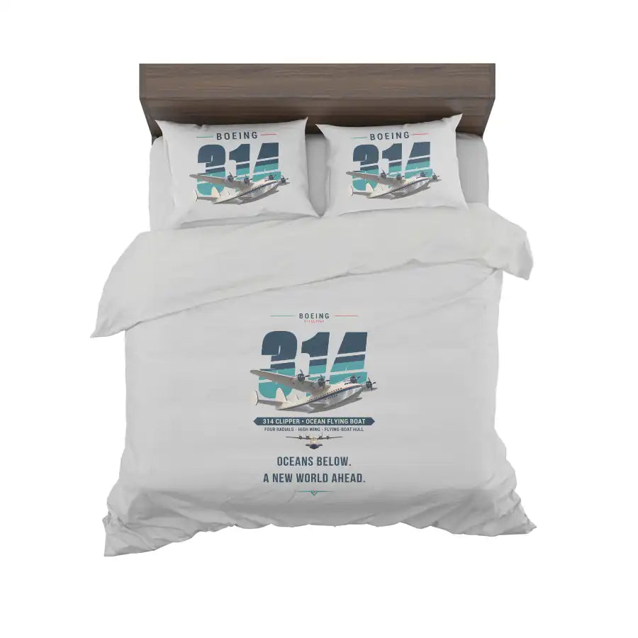 Boeing 314 Clipper - Original - Bedding Set - Light Gray