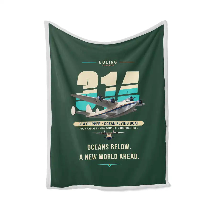 Boeing 314 Clipper - Original - Blanket - Dark Green