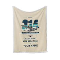 Thumbnail for Boeing 314 Clipper - Original + Name - Blanket - Beige