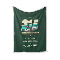 Thumbnail for Boeing 314 Clipper - Original + Name - Blanket - Dark Green