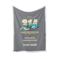 Thumbnail for Boeing 314 Clipper - Original + Name - Blanket - Gray